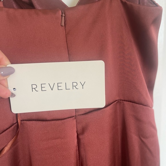 Lined long bridesmaid or special event dress. Never worn size 2 - Picture 5 of 7